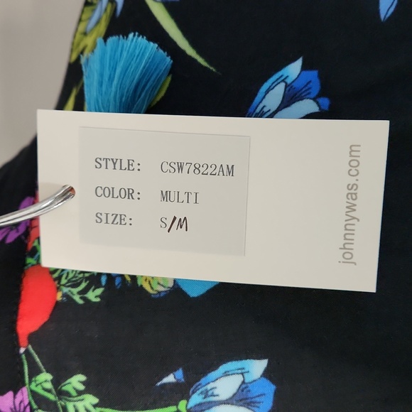 Nwt Johnny Was Floral Vneck Maxi Kaftan Dress - Picture 12 of 15